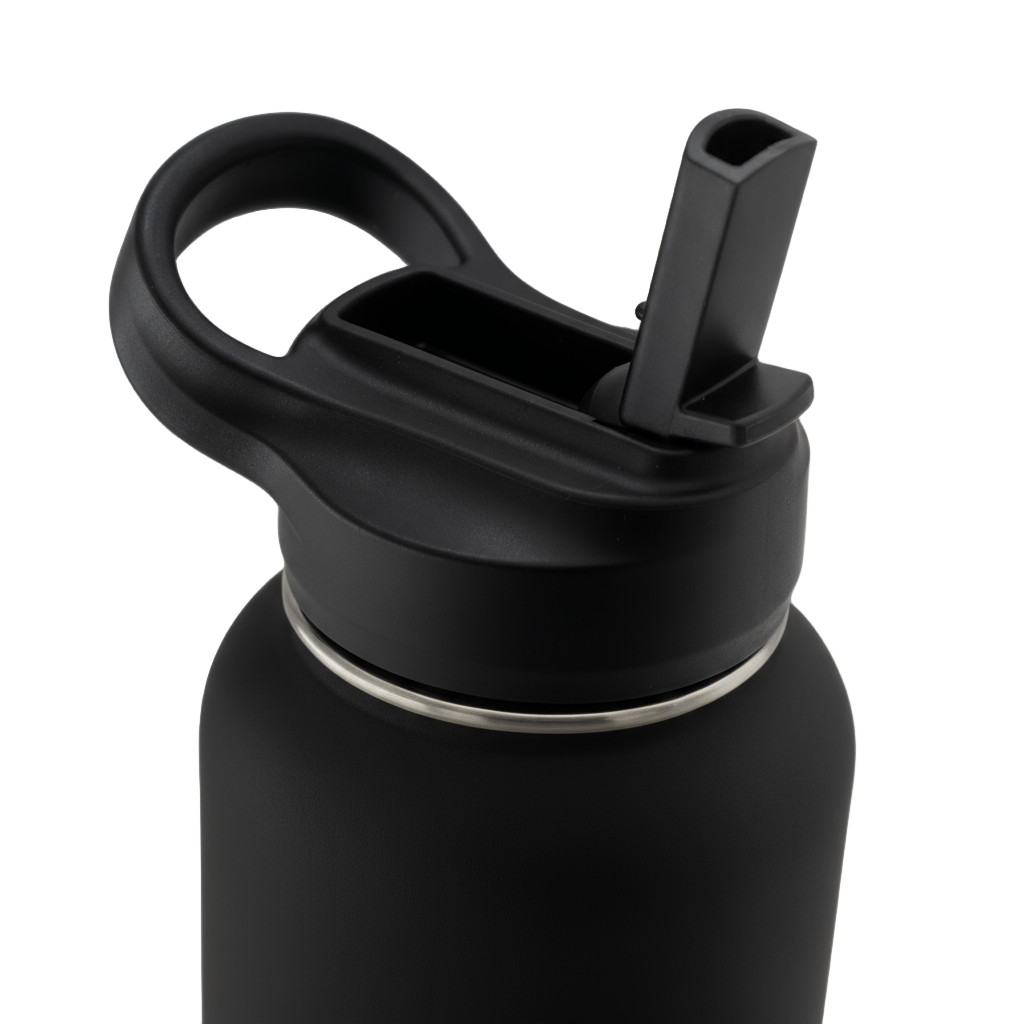 Hydratio Essence Thermosfles 1 liter in navy blue voor een hele werkdag