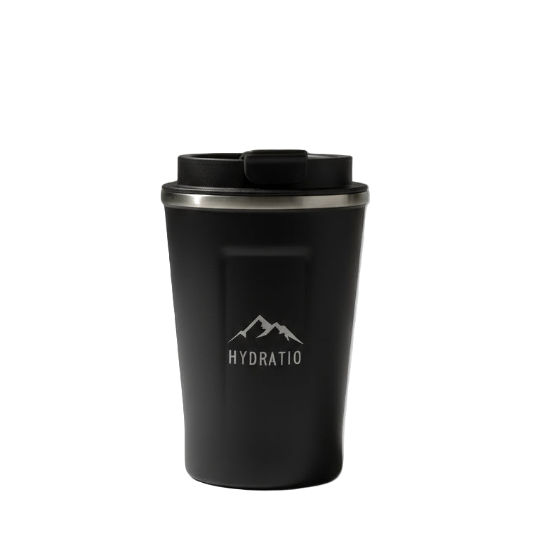 Hydratio Eluna Thermosmok 350 ml in onyx met matte afwerking